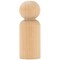 Small Wooden Peg Doll People Unfinished, 1-11/16 inch Boy Shape | Woodpeckers